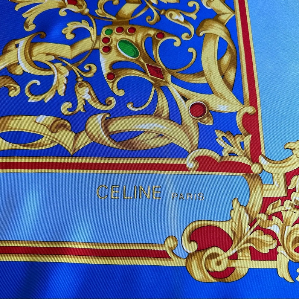 SOLD Authentic Celine Scarf - Picture 3 of 12